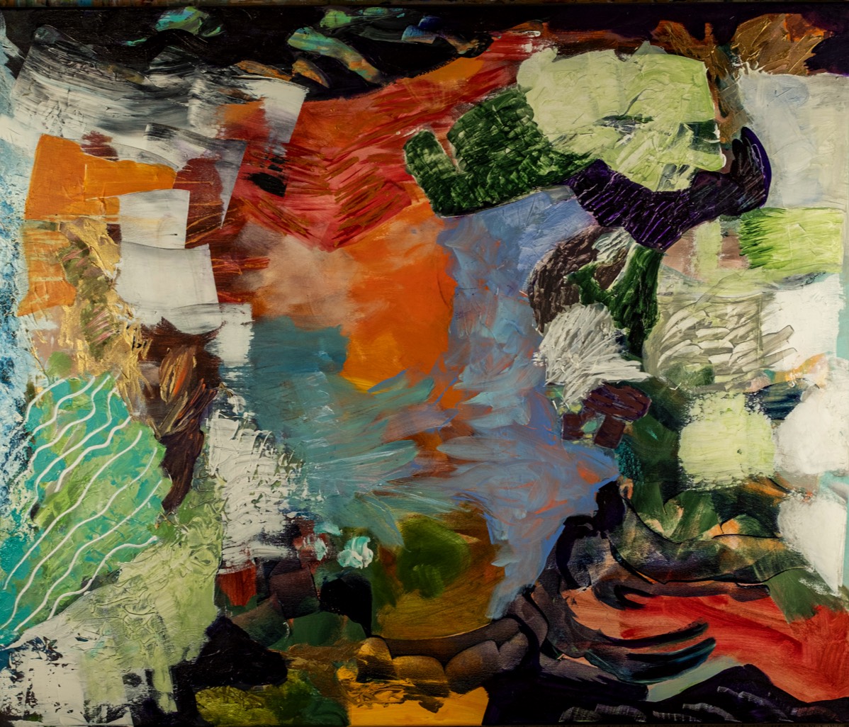Midt om natten 100 x 120 cm 6500 kr